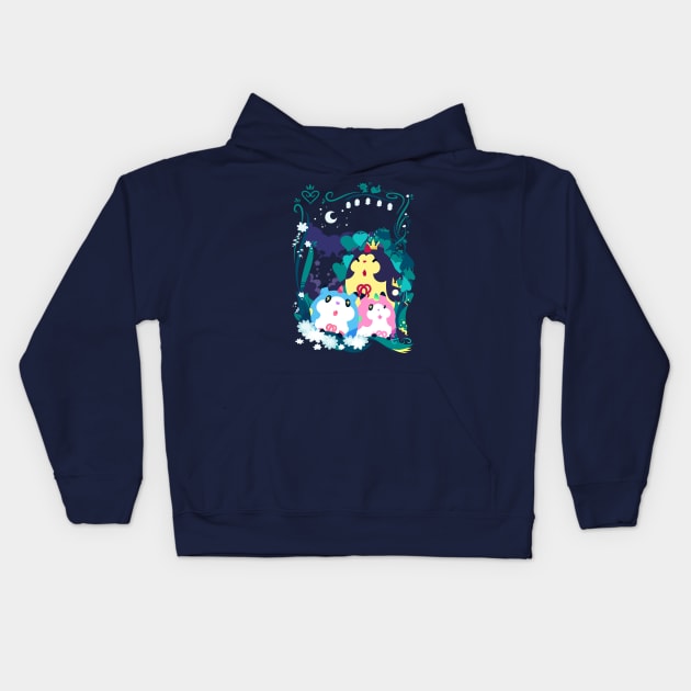 Good Pals Kids Hoodie by Chaobunnies
